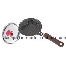 Utensílios de cozinha em aço carbono Panda forma mini panela Pan Cookware